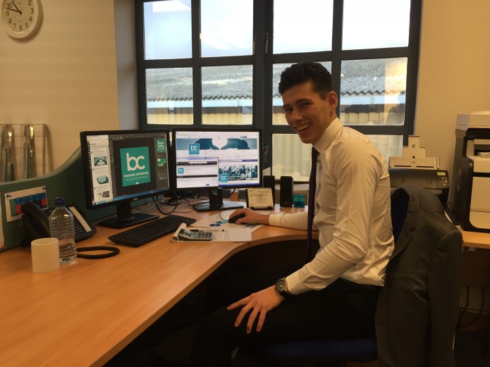 APPRENTICE HELPS FIRM DEVELOP SOCIAL MEDIA