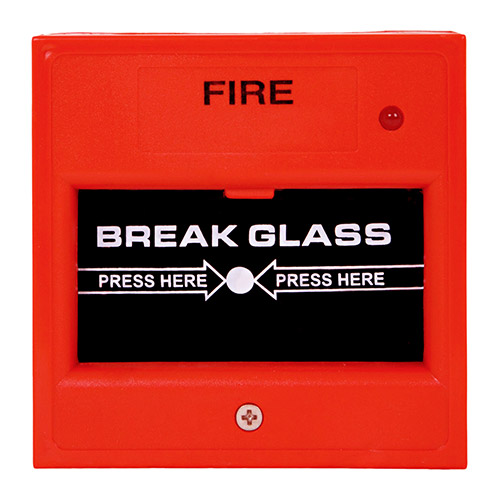 Fire alarm break glass