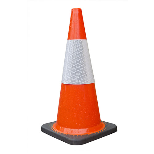 Orange traffic cone